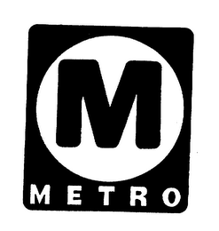 M METRO logo