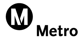 M METRO logo