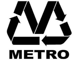 M METRO logo