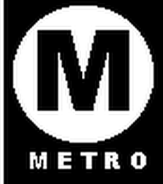 M METRO logo