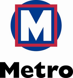 M METRO logo