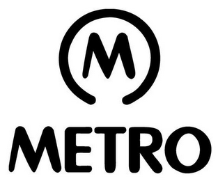 M METRO logo