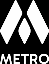 M METRO logo