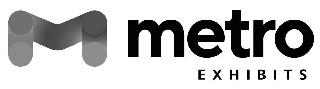 M METRO EXHIBITS logo