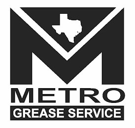 M METRO GREASE SERVICE logo