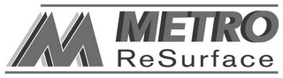 M METRO RESURFACE logo