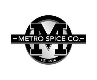 M METRO SPICE CO. EST. 2014 logo