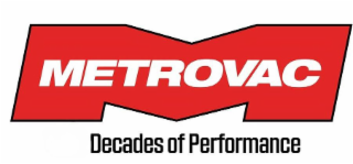 M METROVAC DECADES OF PERFORMANCE logo