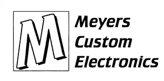 M MEYERS CUSTOM ELECTRONICS logo