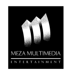 M MEZA MULTIMEDIA ENTERTAINMENT logo