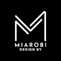M MIAROBI DESIGN BY logo