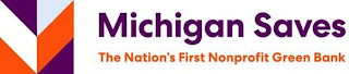 M MICHIGAN SAVES THE NATION'S FIRST NONPROFIT GREEN BANK logo