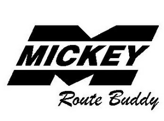 M MICKEY ROUTE BUDDY logo