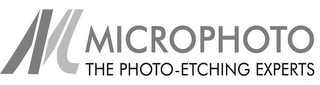 M MICROPHOTO THE PHOTO-ETCHING EXPERTS logo