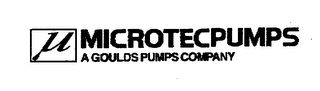 M MICROTECPUMPS A GOULDS PUMPS COMPANY logo