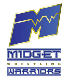 M MIDGET WRESTLING WARRIORS logo