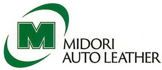 M MIDORI AUTO LEATHER logo
