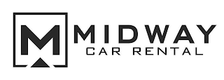 M MIDWAY CAR RENTAL logo