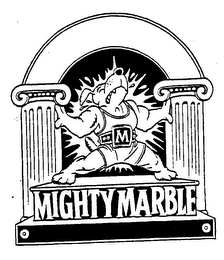 M MIGHTY MARBLE logo