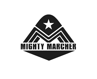 M MIGHTY MARCHER logo