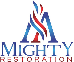 M MIGHTY RESTORATION logo