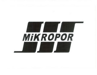 M MIKROPOR logo