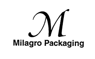 M MILAGRO PACKAGING logo