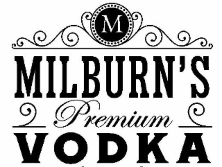 M MILBURN'S PREMIUM VODKA logo