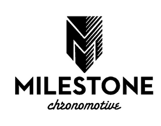 M MILESTONE CHRONOMOTIVE logo