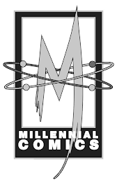 M MILLENNIAL COMICS logo