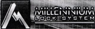 M MILLENNIUM LOCK SYSTEM logo