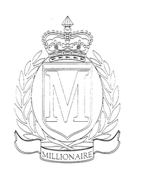M MILLIONAIRE logo
