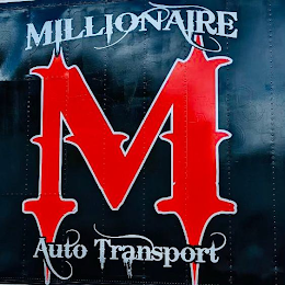 M MILLIONAIRE AUTO TRANSPORT logo