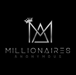 M MILLIONAIRES ANONYMOUS logo