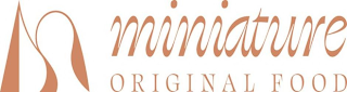 M MINIATURE ORIGINAL FOOD logo