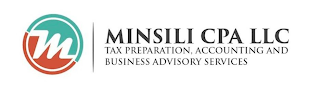 M MINSILI CPA LLC TAX PREPARATION, ACCOUNTING AND BUSINESS ADVISORY SERVICES logo