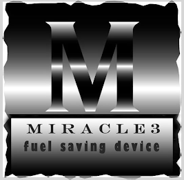 M MIRACLE3 FUEL SAVING DEVICE logo