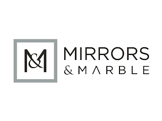 M& MIRRORS & MARBLE logo