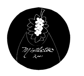 M MISTLETOE 2001 logo