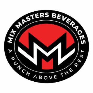 M MIX MASTERS BEVERAGES A PUNCH ABOVE THE REST logo