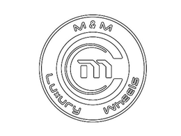 M M&M LUXURY WHEELS logo