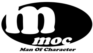 M MOC MAN OF CHARACTER logo