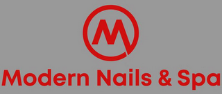 M MODERN NAILS & SPA logo