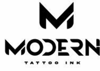M MODERN TATTOO INK logo