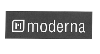 M MODERNA logo