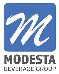 M MODESTA BEVERAGE GROUP logo