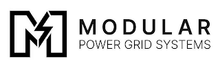 M MODULAR POWER GRID SYSTEMS logo