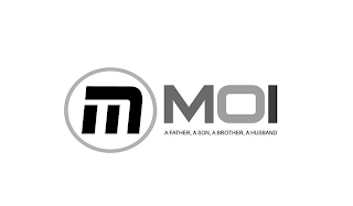 M MOI A FATHER, A SON, A BROTHER, A HUSBAND logo
