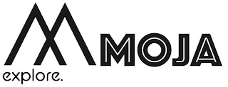 M MOJA EXPLORE. logo