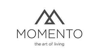 M MOMENTO THE ART OF LIVING logo